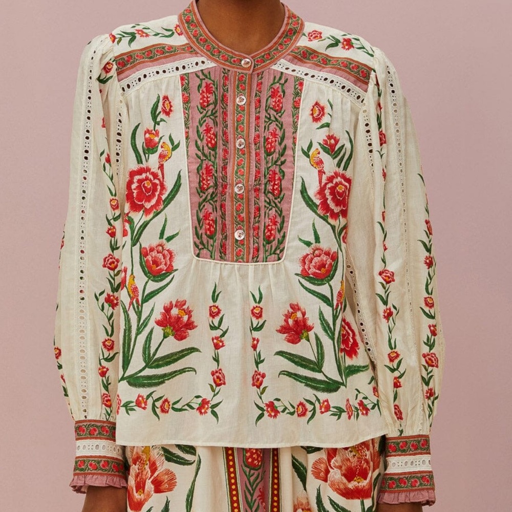 NWT FARM Rio Ainika Delicate Blouse